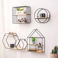 Ράφι επιτοίχιο Nextdeco minimal διπλό μαύρο Υ32,5x24,5x8εκ. Ράφι επιτοίχιο Nextdeco minimal διπλό μαύρο Υ32,5x24,5x8εκ.