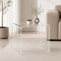 Τραπεζάκι - Κομοδίνο Nextdeco P Shape ακρυλικό διάφανο Υ45x40x30εκ. Τραπεζάκι - Κομοδίνο Nextdeco P Shape ακρυλικό διάφανο Υ45x40x30εκ.