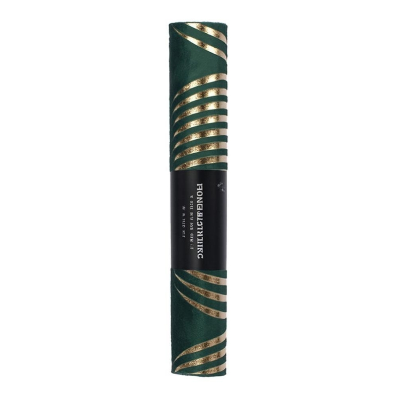 Διακοσμητικό ύφασμα ρολό Champagne Waves 150x28εκ. πράσινο