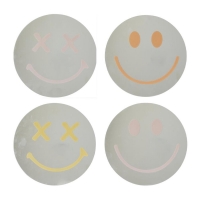 Καθρέφτης μικρός Smiley Face γυάλινος 25x25εκ. Καθρέφτης μικρός Smiley Face γυάλινος 25x25εκ.
