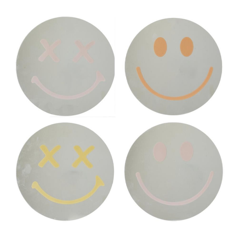 Καθρέφτης μικρός Smiley Face γυάλινος 25x25εκ. Καθρέφτης μικρός Smiley Face γυάλινος 25x25εκ.