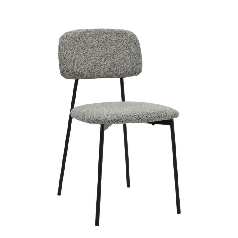 Καρέκλα μεταλλική Nextdeco Rosa γκρι Υ81x47x52εκ. Καρέκλα μεταλλική Nextdeco Rosa γκρι Υ81x47x52εκ.
