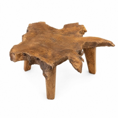 Τραπεζάκι Nextdeco από ανακυκλωμένο ξύλο teak Υ25xM48xΠ45εκ