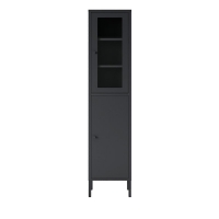 Ντουλάπι μεταλλικό Nextdeco με 2 πόρτες μαύρο Υ180x35x30εκ. Ντουλάπι μεταλλικό Nextdeco με 2 πόρτες μαύρο Υ180x35x30εκ.