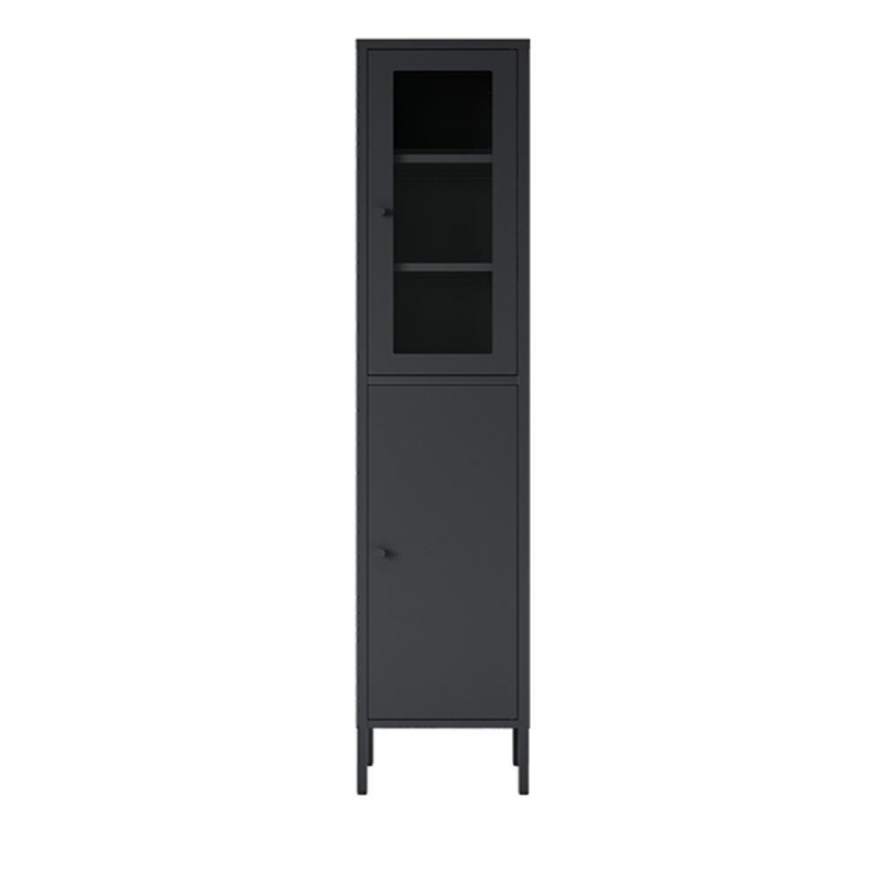 Ντουλάπι μεταλλικό Nextdeco με 2 πόρτες μαύρο Υ180x35x30εκ. Ντουλάπι μεταλλικό Nextdeco με 2 πόρτες μαύρο Υ180x35x30εκ.