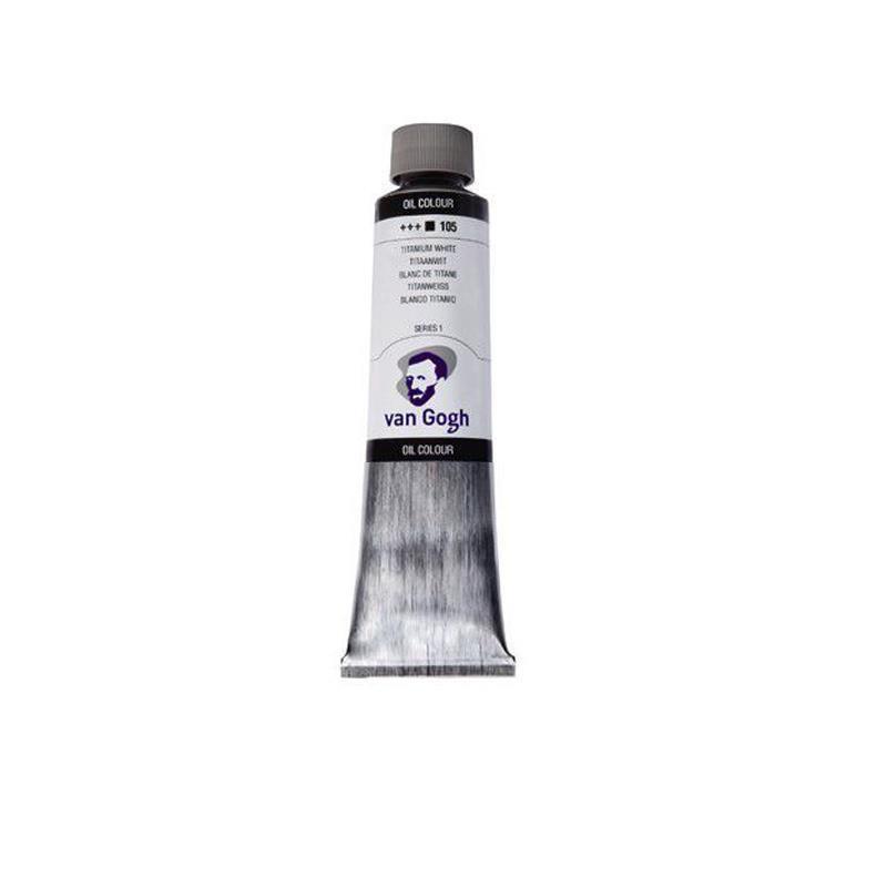 Talens van gogh χρώματα λαδιού 60ml (105-Titanium white) Talens van gogh χρώματα λαδιού 60ml (105-Titanium white)