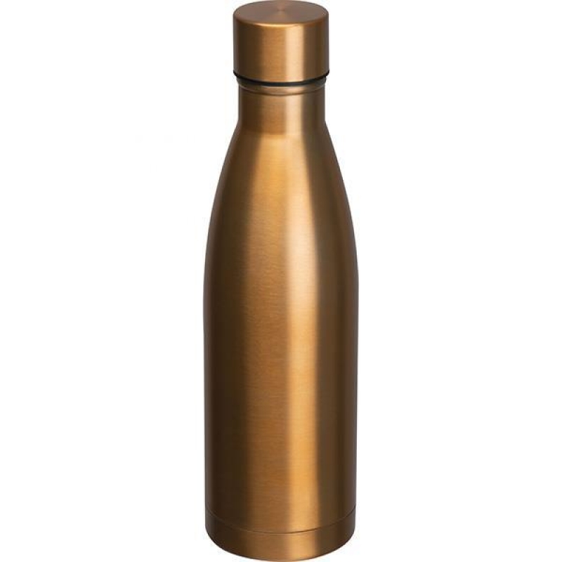 Θερμός - μπουκάλι χρυσό 500 ml. inox Υ25xØ7εκ. Θερμός - μπουκάλι χρυσό 500 ml. inox Υ25xØ7εκ.