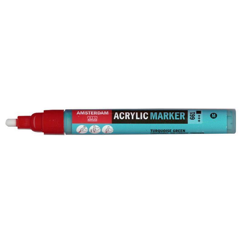 Talens amsterdam marker 661 turquoise green medium