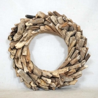 Στεφάνι Nextdeco μασίφ ξύλο teak Υ36×36×6εκ.