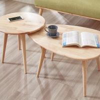 Τραπεζάκια σαλονιού σετ 2 Nextdeco Natural μασίφ ξύλο Υ38,5x70x49,5εκ - Y43xØ45εκ. Τραπεζάκια σαλονιού σετ 2 Nextdeco Natural μασίφ ξύλο Υ38,5x70x49,5εκ - Y43xØ45εκ.