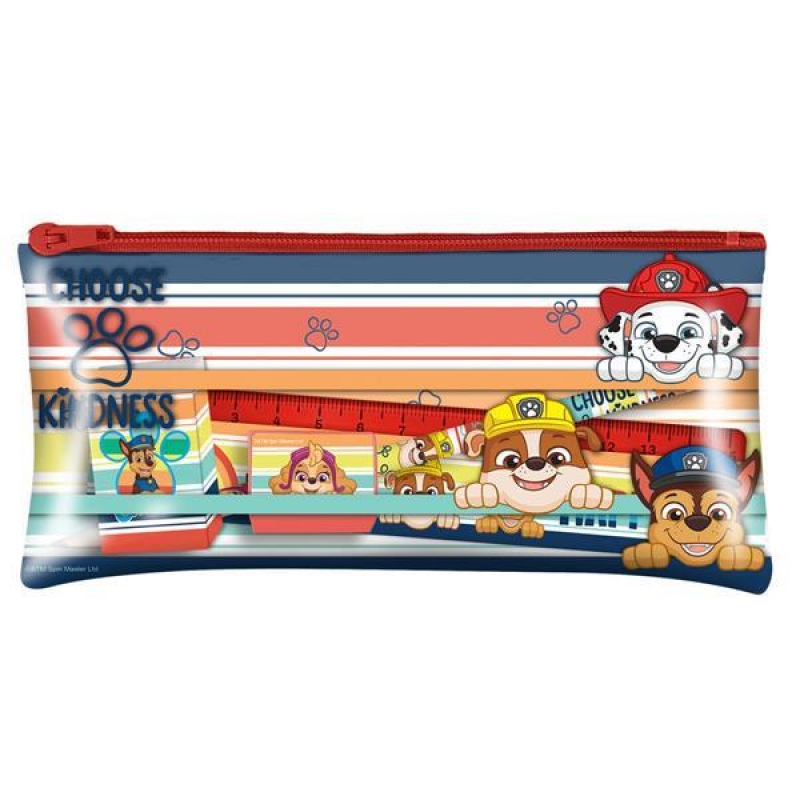 Σχολικό σετ "Paw Patrol" σε κασετίνα 10x19x2εκ. Σχολικό σετ "Paw Patrol" σε κασετίνα 10x19x2εκ.