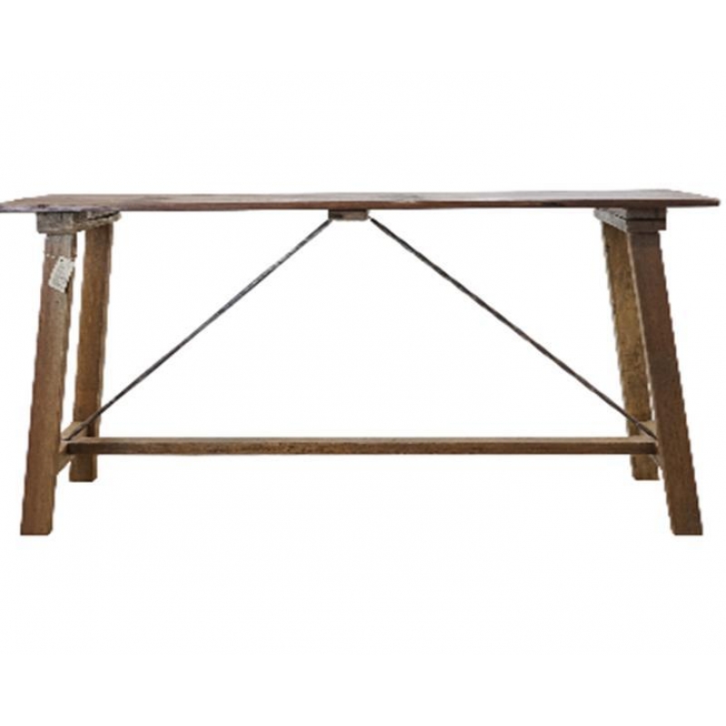 Κονσόλα Nextdeco Tribeca ανακυκλωμένο ξύλο teak - mahoni Υ80x100x40εκ.