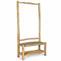 Έπιπλο εισόδου Nextdeco Kwarta κρεμάστρα παπουτσοθήκη teak Υ180x90x40εκ Έπιπλο εισόδου Nextdeco Kwarta κρεμάστρα παπουτσοθήκη teak Υ180x90x40εκ