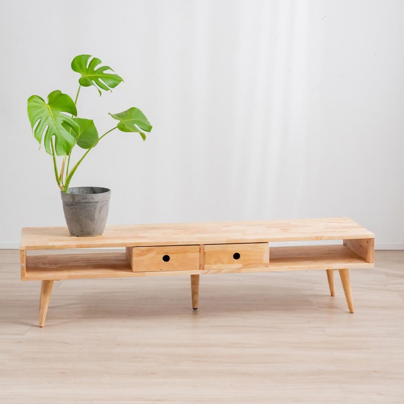 Έπιπλο τηλεόρασης Nextdeco Natural μασίφ ξύλο Υ36,5x150x40εκ. Έπιπλο τηλεόρασης Nextdeco Natural μασίφ ξύλο Υ36,5x150x40εκ.