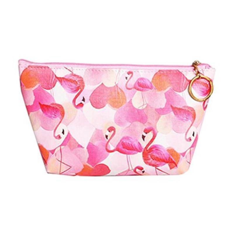 Κασετίνα pu "Flamingo" ροζ Y13x22x16εκ. Κασετίνα pu "Flamingo" ροζ Y13x22x16εκ.