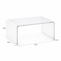 Τραπεζάκι σαλονιού Nextdeco ακρυλικό διάφανο Υ35x95x50εκ. Τραπεζάκι σαλονιού Nextdeco ακρυλικό διάφανο Υ35x95x50εκ.