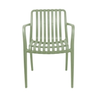 Καρέκλα πλαστική Urban Nextdeco σκούρο πράσινο PP UV protection Y80,5x54x58,5 εκ.