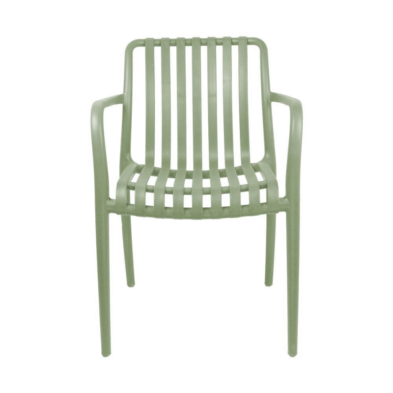 Καρέκλα πλαστική Urban Nextdeco σκούρο πράσινο PP UV protection Y80,5x54x58,5 εκ.
