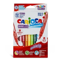 Carioca Birello μαρκαδόροι διπλής γραφής 12 χρωμάτων Carioca Birello μαρκαδόροι διπλής γραφής 12 χρωμάτων