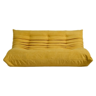 Compressed Nextdeco καναπές τριθέσιος Togo κίτρινος Υ70x174x102εκ.