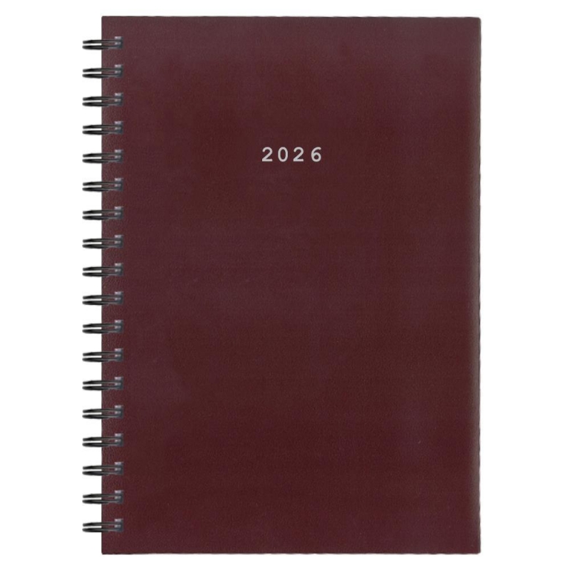 Next ημερολόγιο 2026 basic ημερήσιο σπιράλ μπορντώ 12x17εκ. Next ημερολόγιο 2026 basic ημερήσιο σπιράλ μπορντώ 12x17εκ.