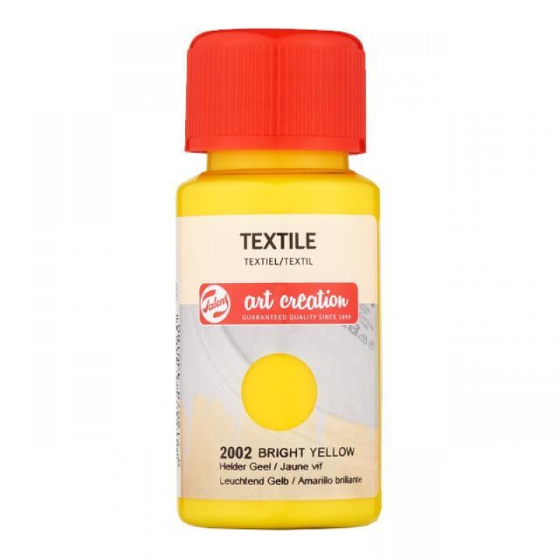 Talens χρώμα textile 2002 bright yellow 50ml Talens χρώμα textile 2002 bright yellow 50ml