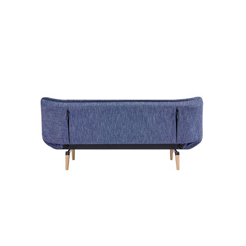 Καναπές κρεβάτι τριθέσιος Nextdeco NewYork denim Υ83x196x90εκ.