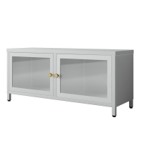 Έπιπλο τηλεόρασης μεταλλικό Nextdeco με ανοιγόμενες πόρτες λευκό Υ40x90x30εκ. Έπιπλο τηλεόρασης μεταλλικό Nextdeco με ανοιγόμενες πόρτες λευκό Υ40x90x30εκ.
