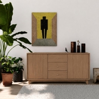 Μπουφές Nextdeco μασίφ ξύλο δρυός Υ75x120x40εκ. Μπουφές Nextdeco μασίφ ξύλο δρυός Υ75x120x40εκ.