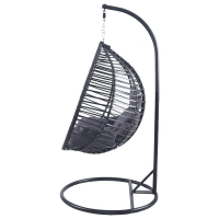 Κρεμαστή Κούνια Nextdeco Nadin rattan με γκρι μαξιλάρια Υ110x118x68εκ. Κρεμαστή Κούνια Nextdeco Nadin rattan με γκρι μαξιλάρια Υ110x118x68εκ.