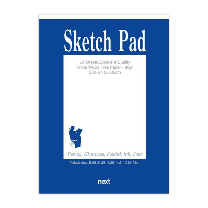 Next sketch pad-μπλοκ σχεδίου 50φ 90γρ 25x35εκ.