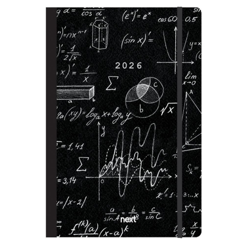 Next ημερολόγιο 2026 Trends Mathematics ημερήσιο flexi με λάστιχο 12x17εκ. Next ημερολόγιο 2026 Trends Mathematics ημερήσιο flexi με λάστιχο 12x17εκ.