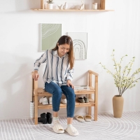Παπουτσοθήκη παγκάκι Nextdeco Natural μασίφ ξύλο Υ70,5x90x34εκ. Παπουτσοθήκη παγκάκι Nextdeco Natural μασίφ ξύλο Υ70,5x90x34εκ.