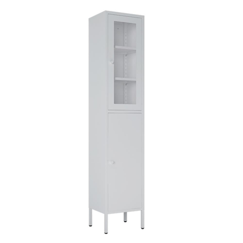 Ντουλάπι μεταλλικό Nextdeco με 2 πόρτες λευκό Υ180x35x30εκ. Ντουλάπι μεταλλικό Nextdeco με 2 πόρτες λευκό Υ180x35x30εκ.