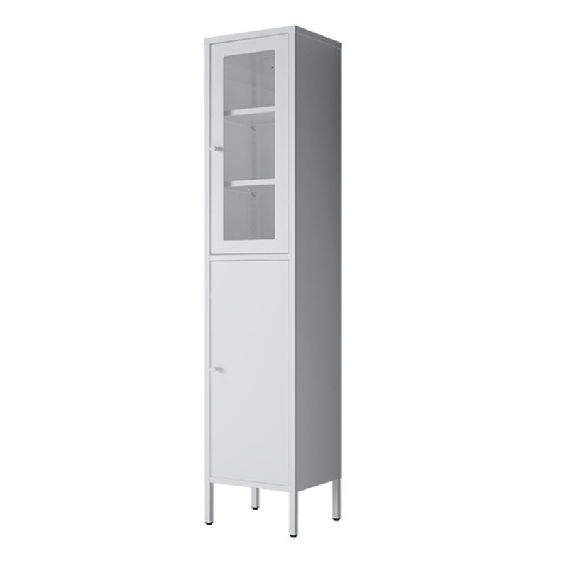 Ντουλάπι μεταλλικό Nextdeco με 2 πόρτες λευκό Υ180x35x30εκ. Ντουλάπι μεταλλικό Nextdeco με 2 πόρτες λευκό Υ180x35x30εκ.