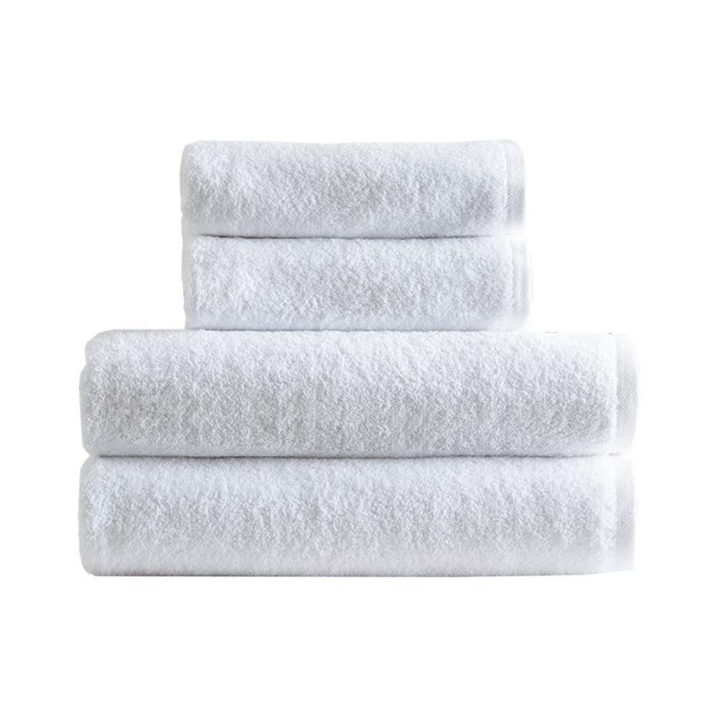 Πετσέτα μονόχρωμη flat 100% βαμβάκι πεννιε 530gsm 70x140εκ. λευκή Πετσέτα μονόχρωμη flat 100% βαμβάκι πεννιε 530gsm 70x140εκ. λευκή