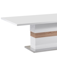 Τραπέζι Zoekrin Inart λευκό mdf 200x100x76εκ Τραπέζι Zoekrin Inart λευκό mdf 200x100x76εκ