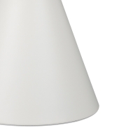 Βοηθητικά τραπέζια Coozlin Inart sintered stone σε απόχρωση λευκό μαρμάρου με λευκό μέταλλο