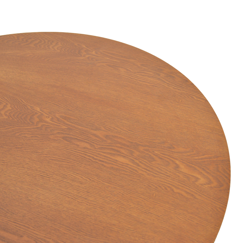 Τραπέζι Franzel pakoworld mdf καρυδί Φ120x75εκ Τραπέζι Franzel pakoworld mdf καρυδί Φ120x75εκ