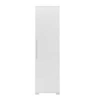 Στήλη Diamond1 pakoworld λευκό gloss 50x35x187εκ