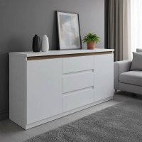Μπουφές Chiemo pakoworld λευκό 160x40x93.6εκ Μπουφές Chiemo pakoworld λευκό 160x40x93.6εκ