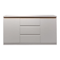 Μπουφές Chiemo pakoworld λευκό 160x40x93.6εκ Μπουφές Chiemo pakoworld λευκό 160x40x93.6εκ