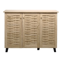 Παπουτσοθήκη-ντουλάπι Mantam pakoworld 16 ζεύγων sonoma 115.5x34x87εκ