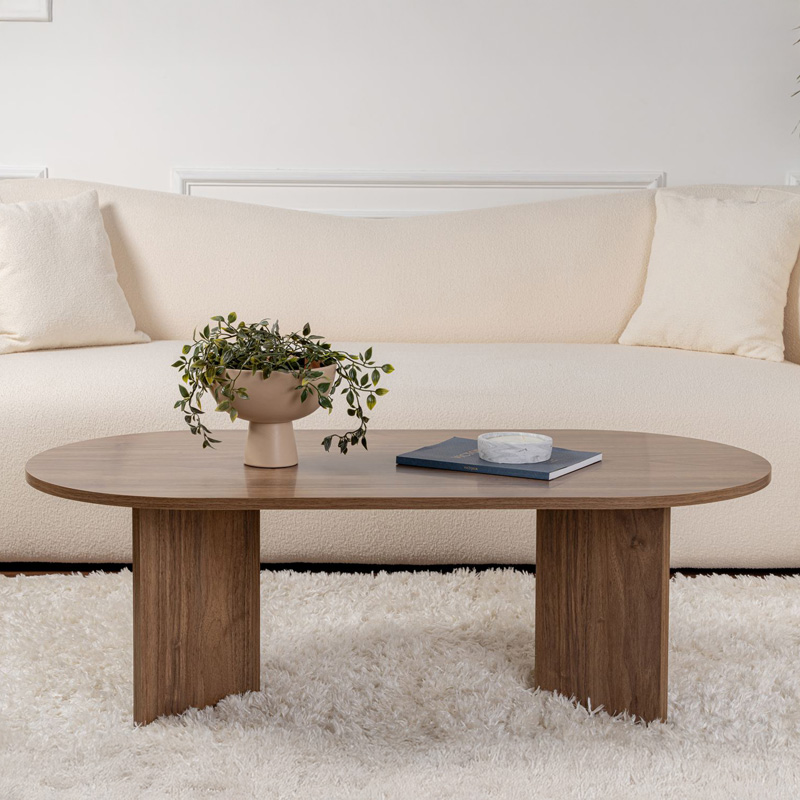 Τραπέζι σαλονιού Tabletod pakoworld σε καρυδί απόχρωση 119x60x40εκ Τραπέζι σαλονιού Tabletod pakoworld σε καρυδί απόχρωση 119x60x40εκ