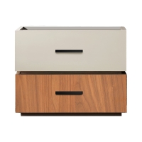 Κομοδίνο Sonlen pakoworld mdf σε καρυδί-μπεζ απόχρωση 60x40x44.5εκ Κομοδίνο Sonlen pakoworld mdf σε καρυδί-μπεζ απόχρωση 60x40x44.5εκ