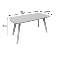 Τραπέζι σαλονιού Komela mdf σε φυσική απόχρωση 100x48x45cm Τραπέζι σαλονιού Komela mdf σε φυσική απόχρωση 100x48x45cm