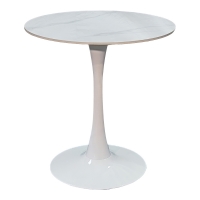 Τραπέζι Balou I pakoworld sintered stone σε λευκό μαρμάρου Φ70x74εκ Τραπέζι Balou I pakoworld sintered stone σε λευκό μαρμάρου Φ70x74εκ