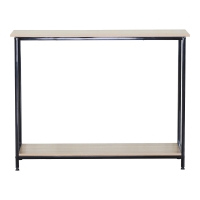 Κονσόλα Shima pakoworld oak- μαύρο μέταλλο 106x35x81εκ Κονσόλα Shima pakoworld oak- μαύρο μέταλλο 106x35x81εκ