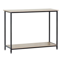 Κονσόλα Shima pakoworld oak- μαύρο μέταλλο 106x35x81εκ Κονσόλα Shima pakoworld oak- μαύρο μέταλλο 106x35x81εκ