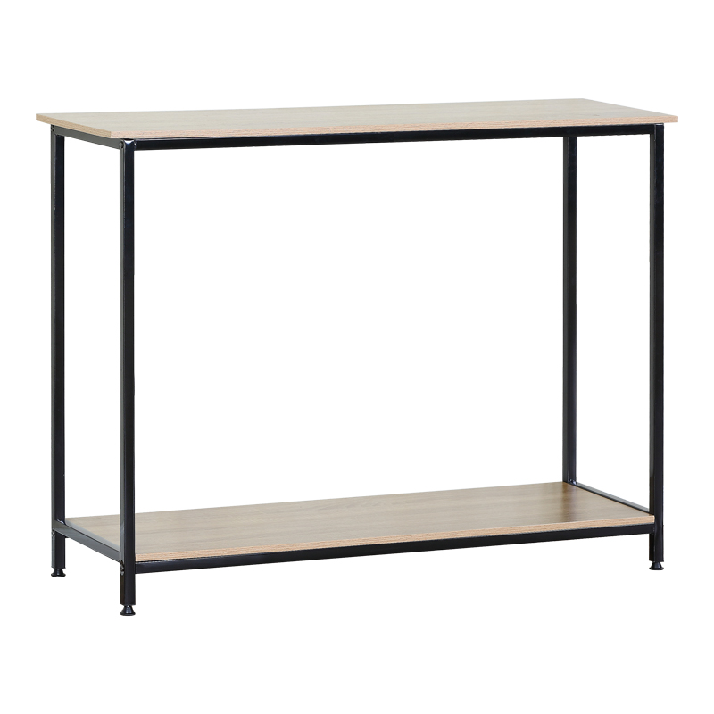 Κονσόλα Shima pakoworld oak- μαύρο μέταλλο 106x35x81εκ Κονσόλα Shima pakoworld oak- μαύρο μέταλλο 106x35x81εκ